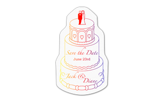 Wedding Cake Vinyl Jar Opener
