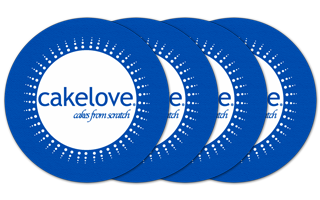 Circle Vinyl Coaster (Set of 4)